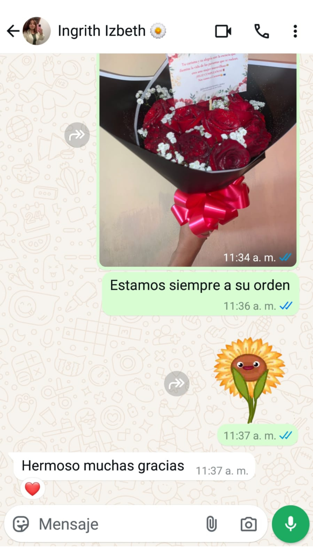 Flores a domicilio entrega en pasto f