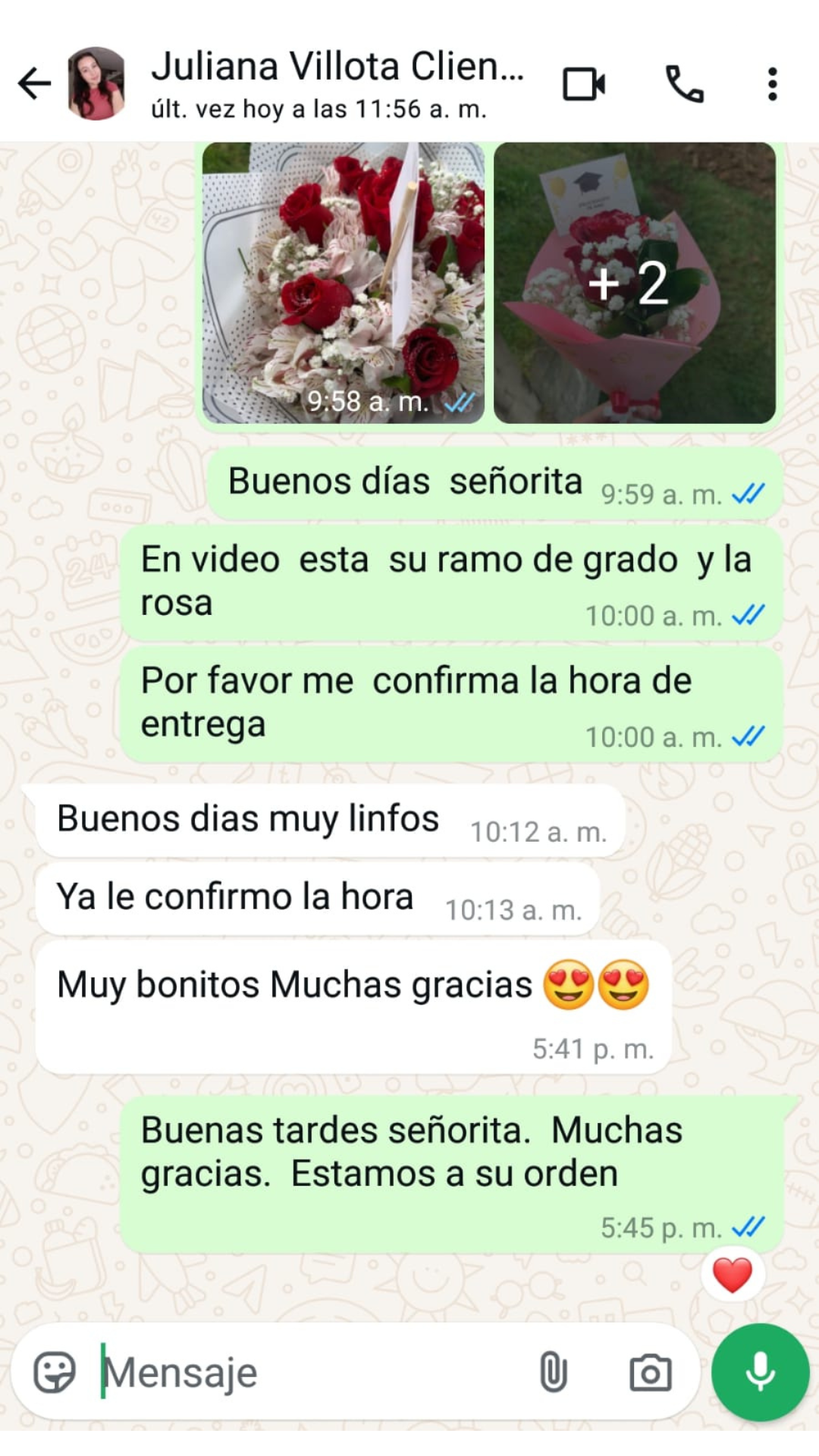 Flores a domicilio entrega en pasto rr