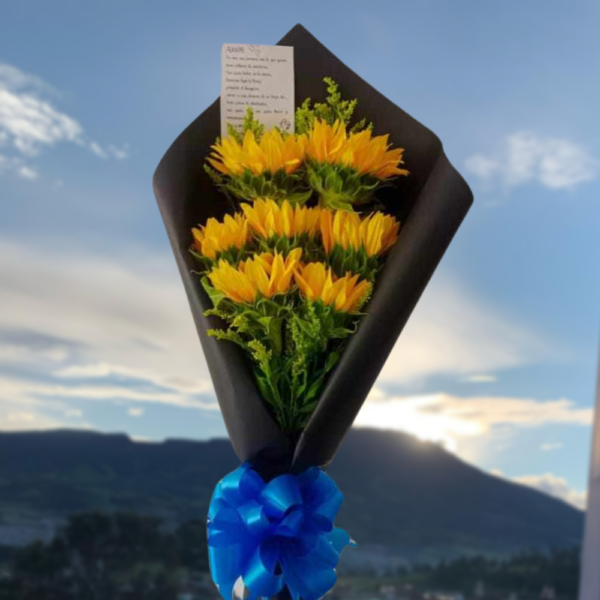 Sol Radiante ☀️🌻 - Arreglo de Girasoles